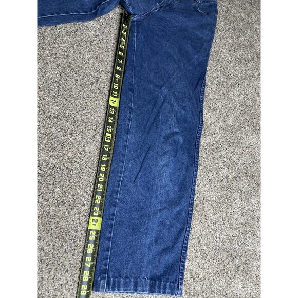 Vintage 70s Denim High Waist Jeans Purple Stitching BFD Juniors Size 13 Cowgirl - Picture 8 of 8